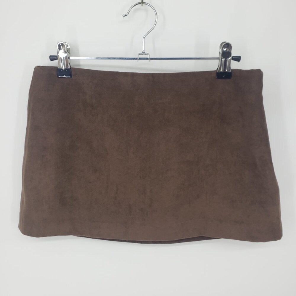 Glassons Faux Suede Mini Skirt